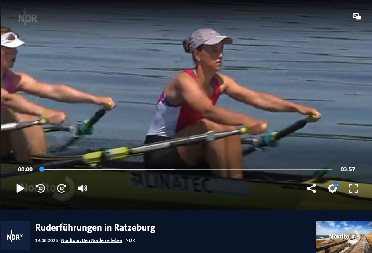 NDR Nordtour: Ruderführung in Ratzeburg