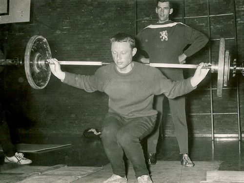 Gewichtheben beim Training