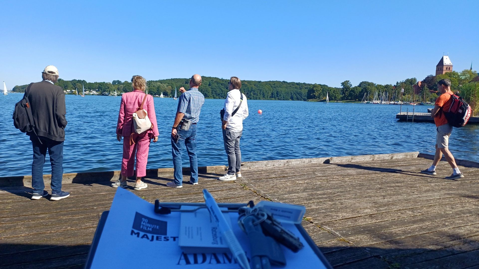 Ruderstadtführung für die Presse