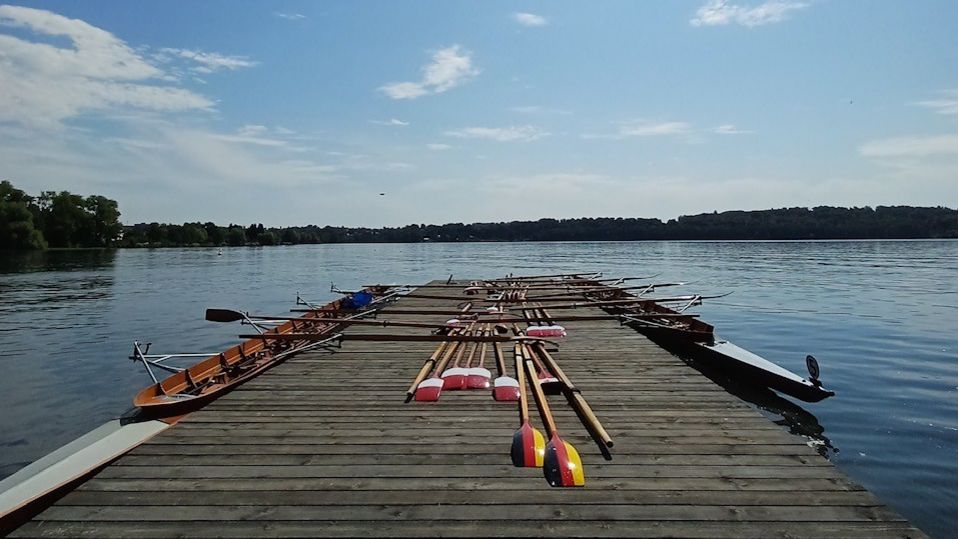 Der Steg des Ruderclubs